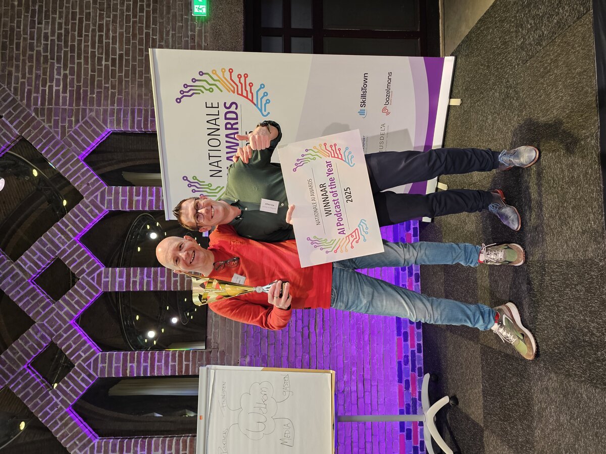 Nationale AI Awards 2025 podium