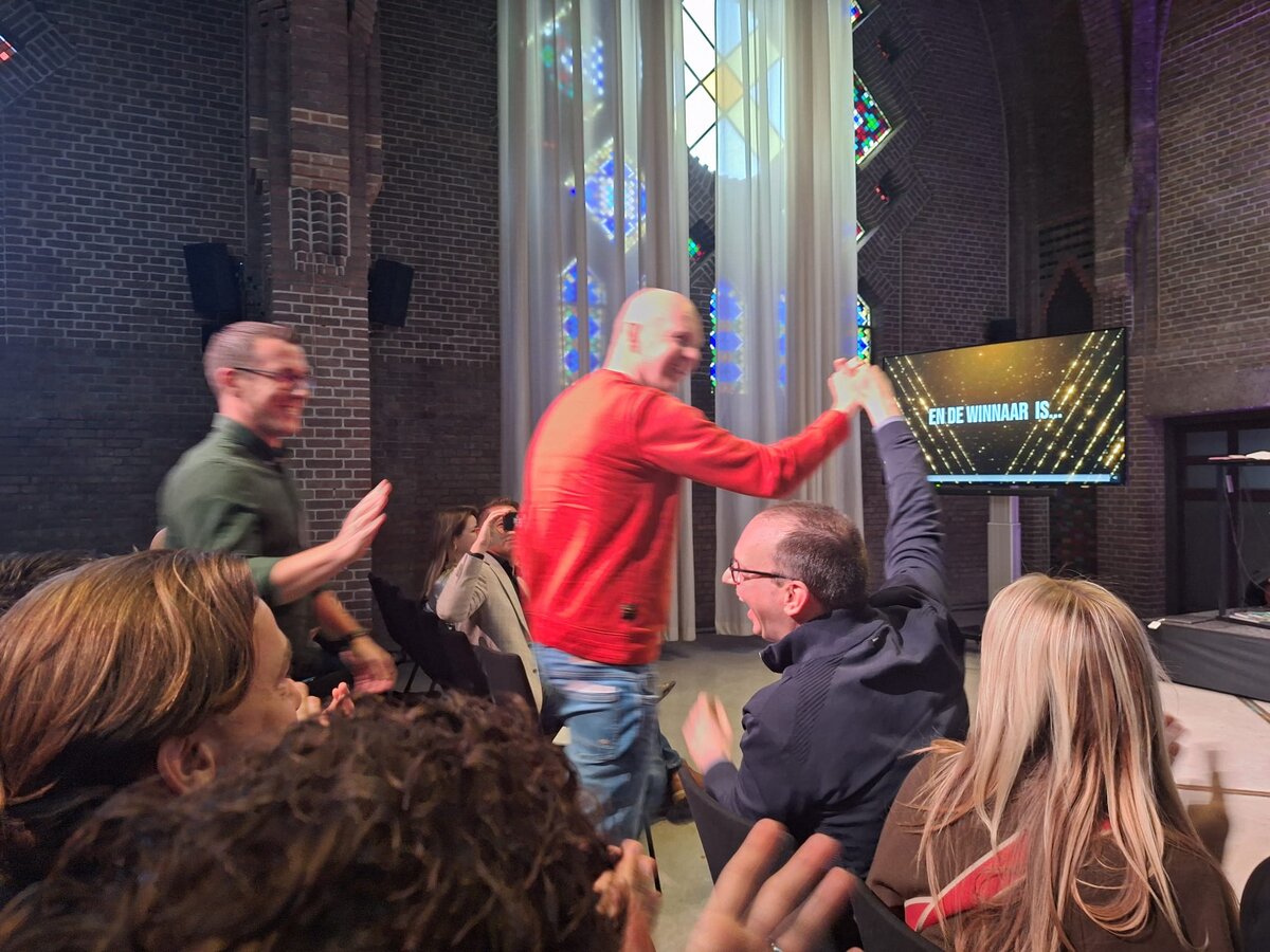 Winnaar wordt aangekondigd