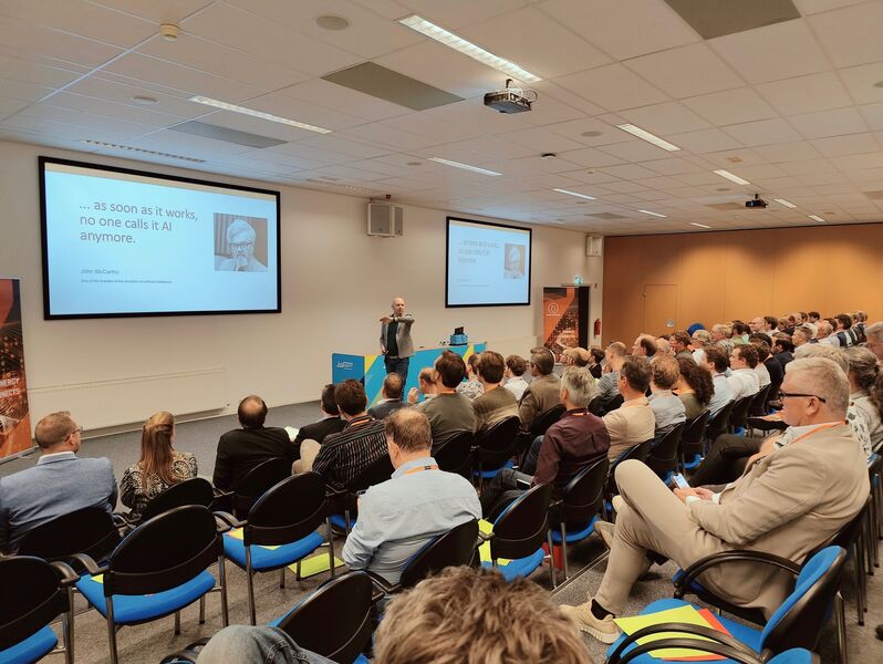 Presentatie in conferentiezaal